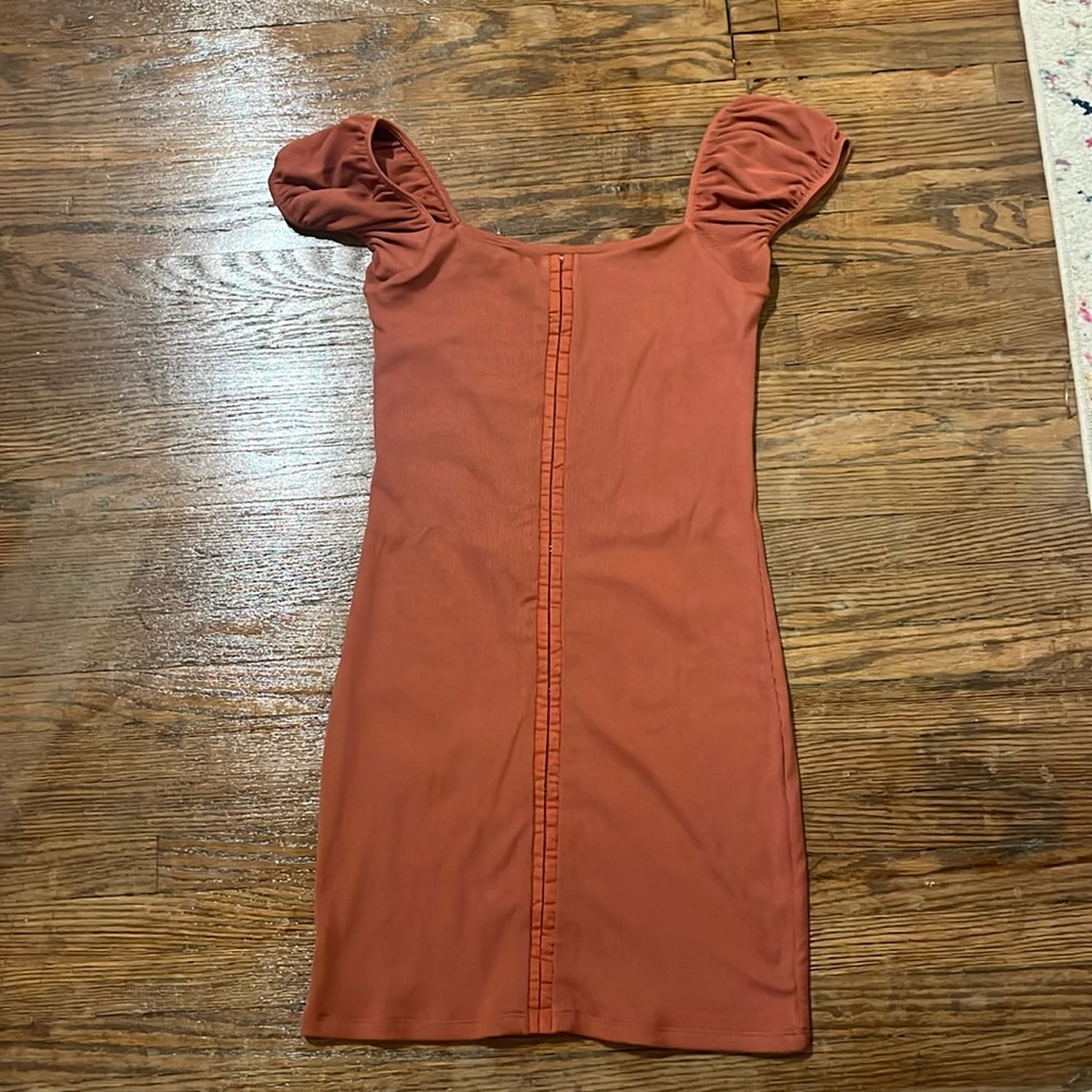 Orange Aritzia Mini Dress